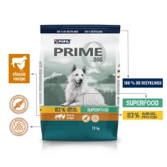 Сухий корм для собак PUPIL Prime з птахом та яловичиною 10 кг (5906731503245)
