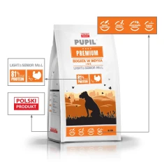 Сухий корм для собак середніх і великих порід PUPIL Premium M&L Light & Senior з індичкою 12 кг (5906731509445)