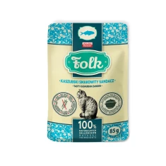 Вологий корм для котів Folk з судаком 85 г (5906731520822)