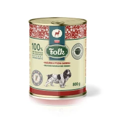 Вологий корм для собак Folk Mazurska з дичиною 800 г (5906731521782)