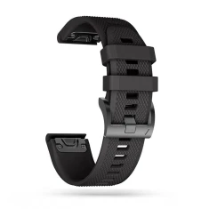 Ремінець Tech-Protect Smooth для Garmin Fenix 3 | 5X | 3HR | 5X Plus | 6X | 6X Pro | 7X Black (5906735412598)