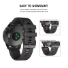 Ремінець Tech-Protect Smooth для Garmin Fenix 5 | 6 | 6 Pro | 7 Black (5906735412635)