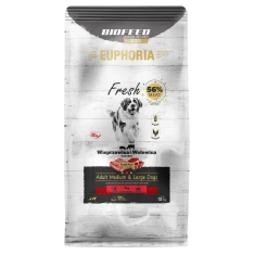 Сухий корм для собак BIOFEED Euphoria Fresh Meat Adult Medium & Large зі свининою та яловичиною 12 кг (5906744522172)