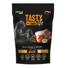 Вологий корм для цуценят BIOFEED Tasty Dog Life Junior з качкою 90% 500 г (5906744523582)