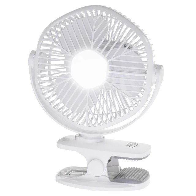 Портативний вентилятор Adler AD 7335 6 Вт 12,7 см 3 швидкості 360° White (5906843080016)