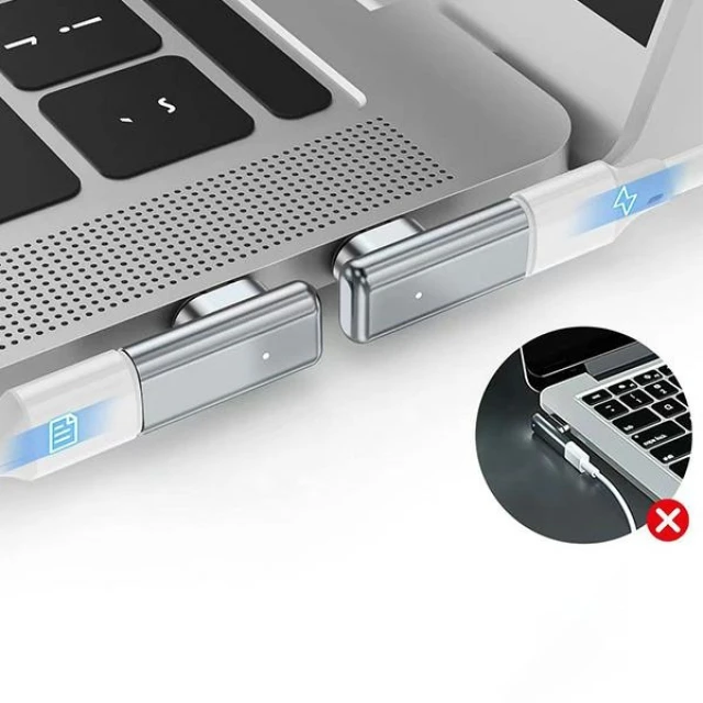 Адаптер Beline магнітний USB-C Silver (BLNMA01)