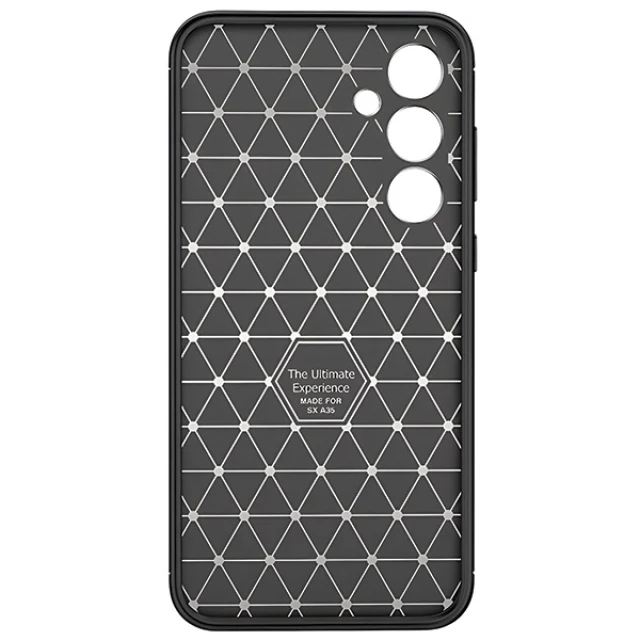 Чохол Beline Carbon Armor для Samsung Galaxy A35 5G (A356) Black (5906849660670)