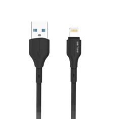 Кабель Beline USB-A/Lightning 25W 1m Black (BLNCBL01)