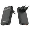 Зарядний пристрій Beline 1x USB-C + 1x USB 65W Black PD 3.0 + QC 3.0 (BLN2CW65)