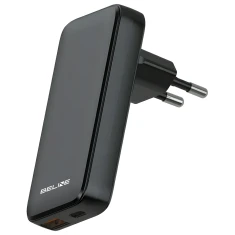 Зарядний пристрій Beline 1x USB-C + 1x USB 65W Black PD 3.0 + QC 3.0 (BLN2CW65)
