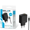 Мережевий зарядний пристрій Beline Super Silicone PD 45W USB-A | USB-C з кабелем USB-C to USB-C Black (BLN2CB45C)