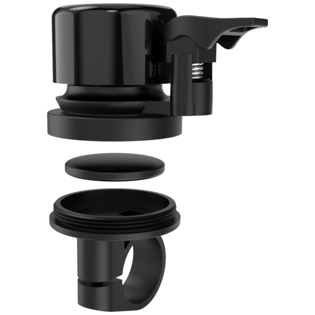 Звонок велосипедный MajesticLine с локатором Black (ML-BB-01)