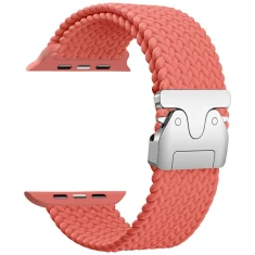 Ремешок Beline Woven Nylon Parachute для Apple Watch Series 11/10 42 mm | Series 9/8/7 41 mm | 6/5/SE 40 mm | 3/2/1 38 mm Pink Red (5906849666719)