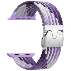 Ремешок Beline Woven Nylon Parachute для Apple Watch Series 11/10 42 mm | Series 9/8/7 41 mm | 6/5/SE 40 mm | 3/2/1 38 mm фиолетовый (5906849666733)