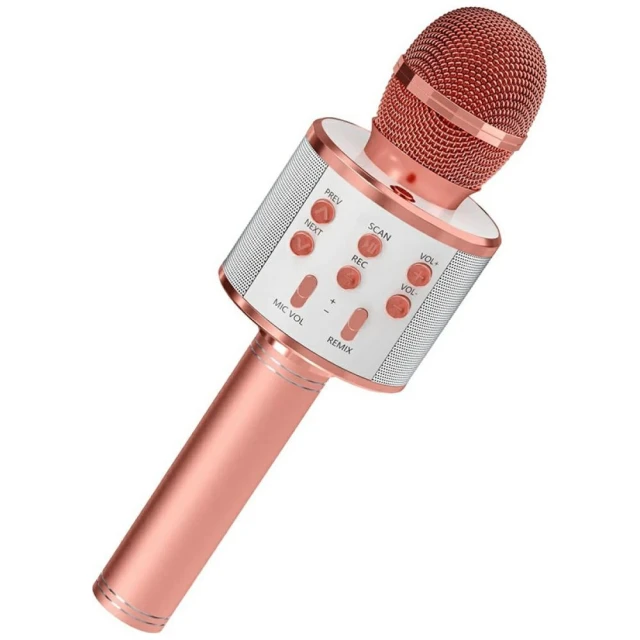 Мікрофон караоке MajesticLine Pink (5906849669918)
