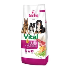 Сухой корм для собак GOLD DOG Vital Premium с ягненком и рисом 12 кг (5906935679319)