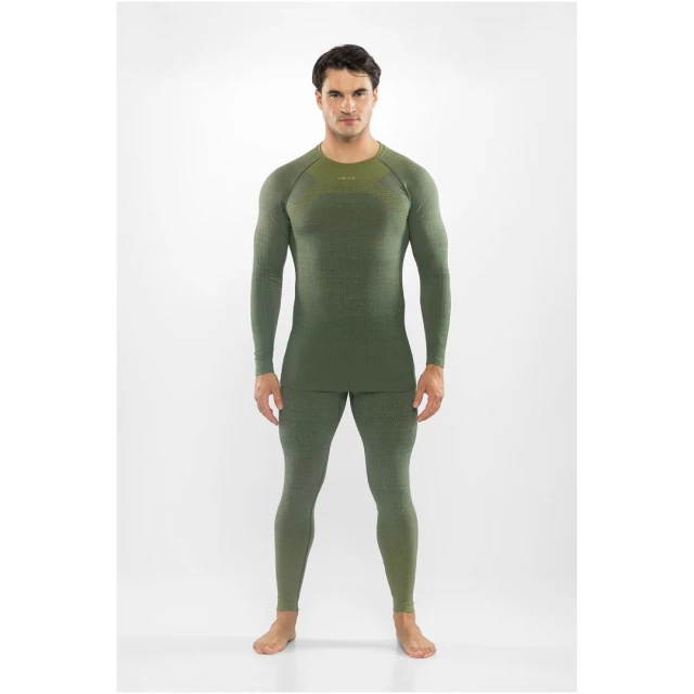 Комплект термобілизни чоловічий Viking Altis Man Set Merino L Dark Green (5907041035679)