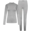 Комплект термобілизни жіночий Viking Altis Lady Set Merino S Grey (5907041035785)