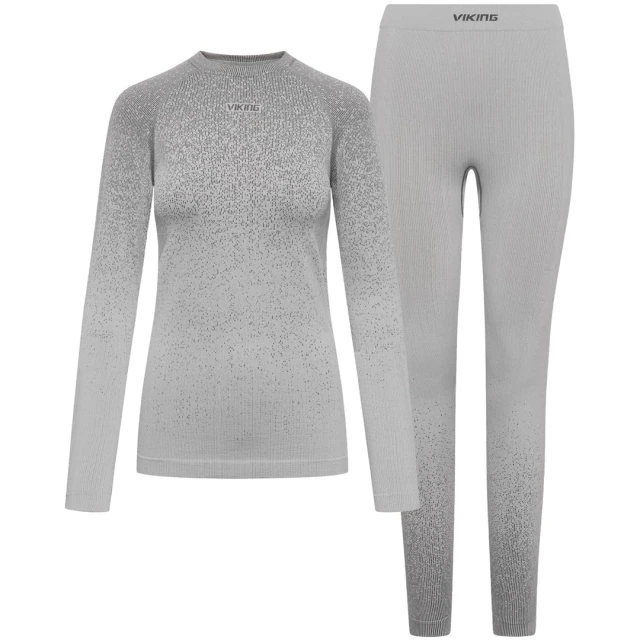 Комплект термобілизни жіночий Viking Altis Lady Set Merino L Grey (5907041035808)