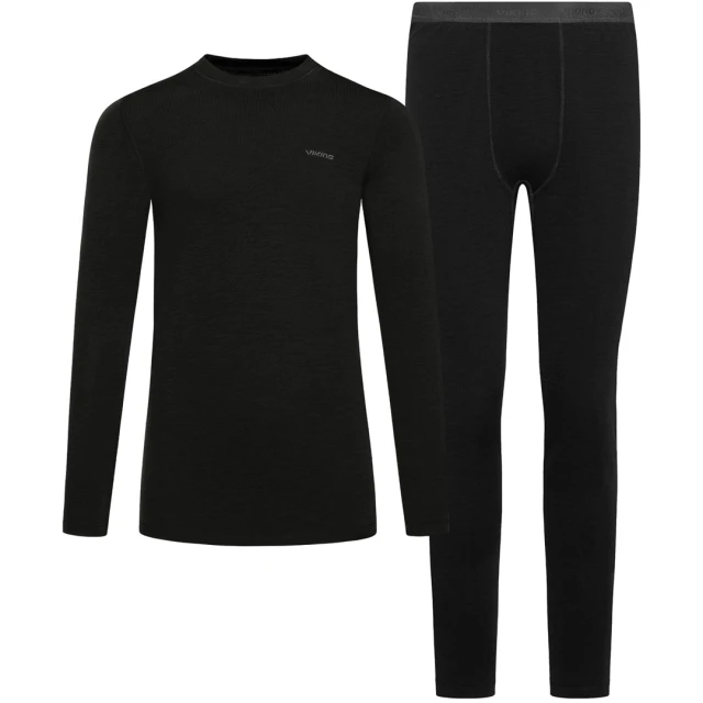 Комплект термобілизни чоловічий Viking Meriboo Man Set Merino L Black (5907041036171)