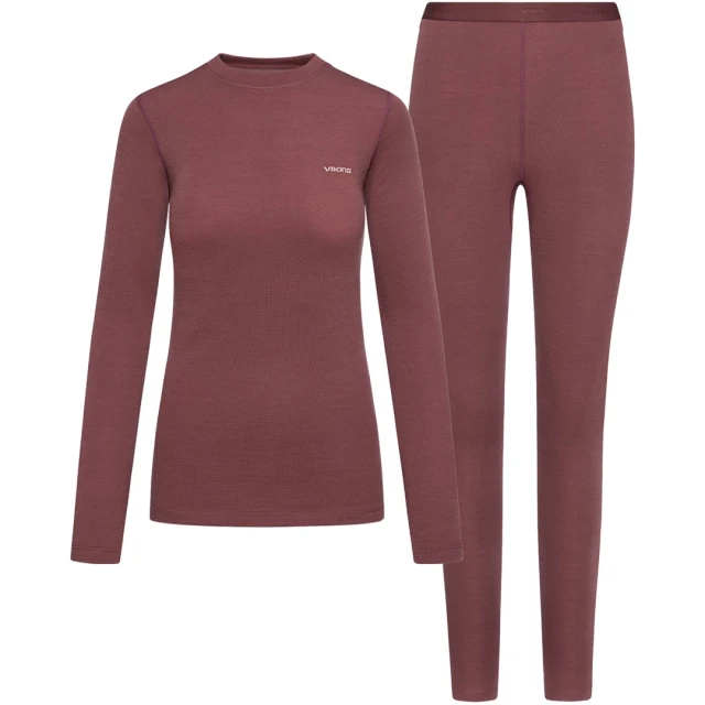 Комплект термобілизни жіночий Viking Meriboo Lady Set Merino M Pink (5907041036416)