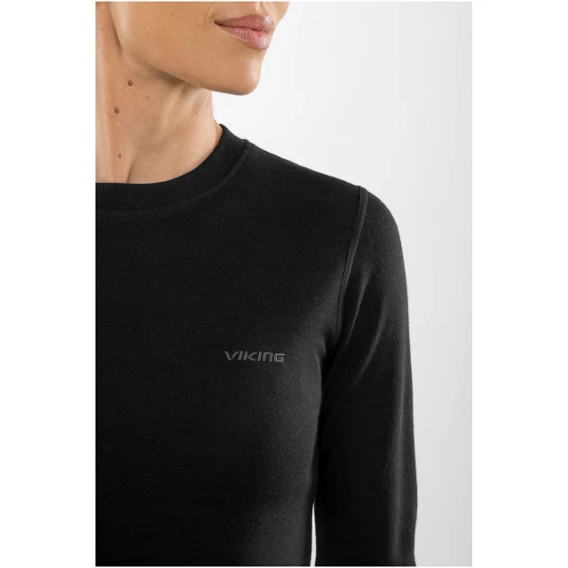 Комплект термобілизни жіночий Viking Meriboo Lady Set Merino L Black (5907041036485)