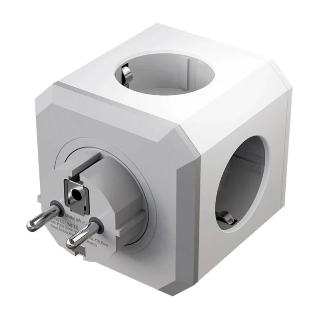 Розетка мережева BlitzWolf BW-EC2 4 гнізда White (5907085523699)