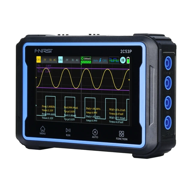 Портативний осцилоскоп FNIRSI 2C53P 3в1 4.3