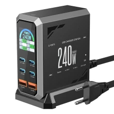 Мережевий зарядний пристрій BlitzWolf BW-S31 240W 4xUSB-C+2xUSB-A (5907085527529)