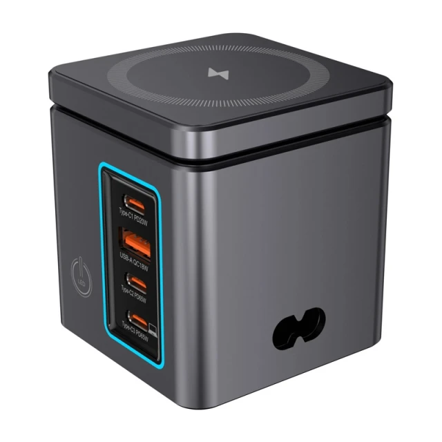 Зарядка мережева BlitzWolf BW-i113 105W GaN 3xUSB-C USB-A