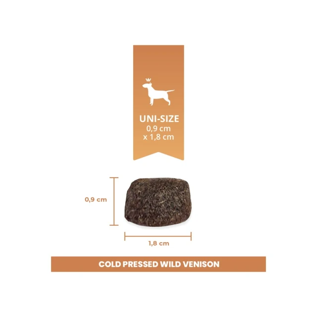 Сухий корм для собак BEMO Cold Pressed з олениною та сарною 1 кг (5907196091056)