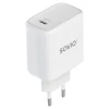 Сетевое зарядное устройство Savio LA-14 20 Вт PD 3.0 White (5907264110078)