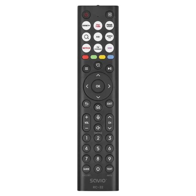 Пульт дистанційного керування Savio RC-32 для Hisense TV (5907264110320)