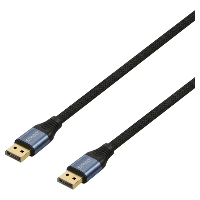 Кабель Savio DisplayPort 2.1 CL-211 3 м (5907264119965)