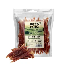 Лакомство для собак Wild Farm Мягкие стрипсы с уткой 500 г (5907291265611)