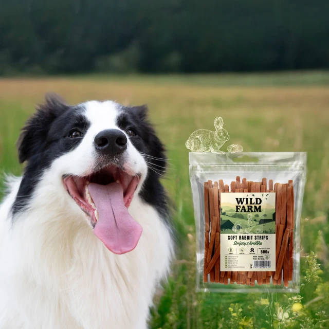 Ласощі для собак Wild Farm з кроликом 500 г (5907291265659)