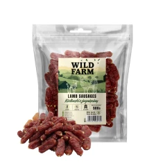 Ласощі для собак Wild Farm Ковбаски з ягням 500 г (5907291265772)