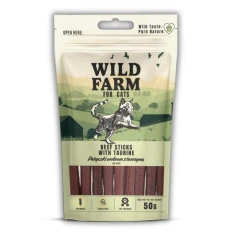 Лакомство для кошек Wild Farm палочки с говядиной и таурином 50 г (5907291269565)