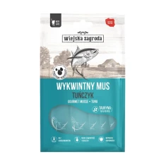 Ласощі для котів Wiejska Zagroda мус з тунцем 6 шт x 15 г (5907296763136)