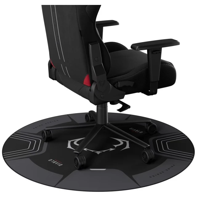 Мат антиковзкий під крісло Diablo Chairs Black-Gray (2093)