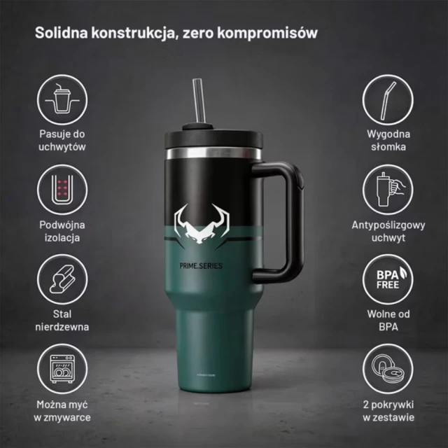 Кружка термічна з ручкою Diablo Ghotic Green (2177)