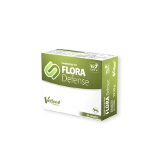 Кормова добавка для собак і котів Vetfood Flora Defense 30 капсул (5907368874579)