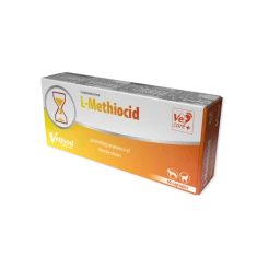 Кормова добавка для собак і котів Vetfood L-Methiocid для підтримки сечовидільної системи 60 капсул (5907368886749)