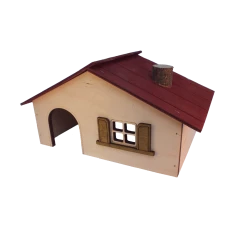 Будиночок для хом'яків та гризунів Pinokio махагон 18x12x10,5 см (5907437348024)