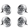 Светильники грунтовые солнечные VERK GROUP LED 4 шт (5907451307953)