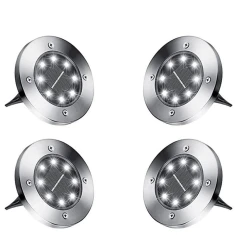 Світильники грунтові сонячні VERK GROUP LED 4 шт (5907451307953)