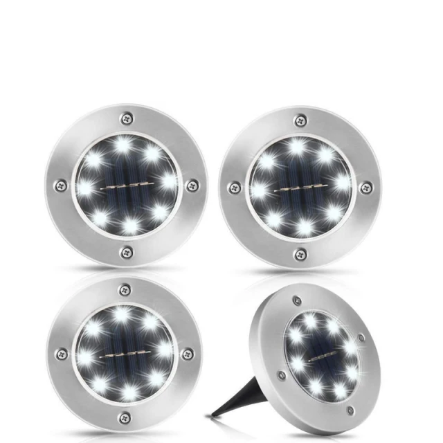 Светильники грунтовые солнечные VERK GROUP LED 4 шт (5907451307953)