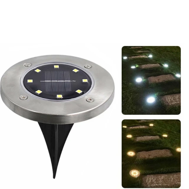 Светильники грунтовые солнечные VERK GROUP LED 4 шт (5907451307953)