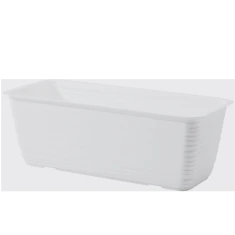 Ящик балконний FORM-PLASTIC Sahara 40 см з піддоном White (5907474358895)