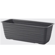 Ящик балконний FORM-PLASTIC Sahara 40 см з піддоном Anthracite (5907474358901)
